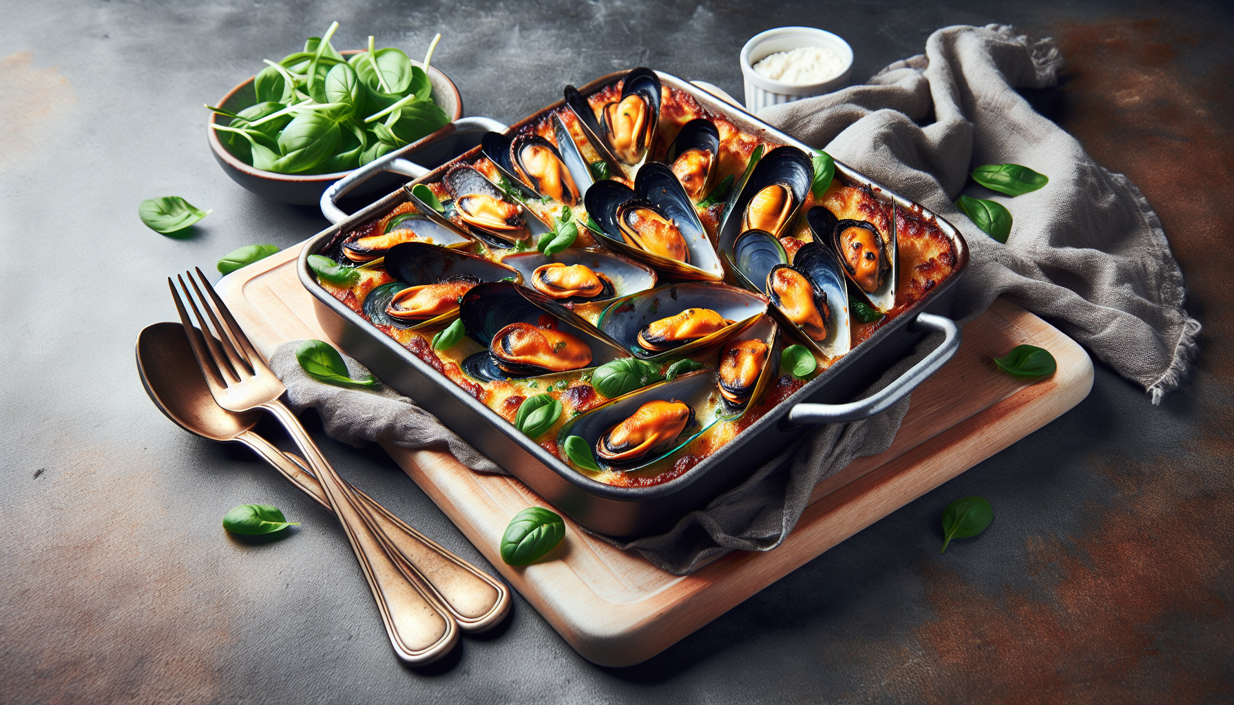 cozze gratinate al forno